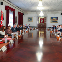 Première réunion de négociations entre la présidence du gouvernement et l'UGTT