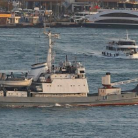 Collision près des côtes turques entre un navire espion russe et un autre bateau