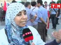 Le mouvement "Sawa3ed" du blogueur Yassine Ayari manifeste à la Kasbah
