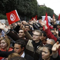 Manifestation à l'avenue Habib Bourguiba sous le signe "Qui a tué Chokri Belaid ?"