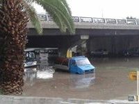 Tunisie: pluies torrentielles ont inondé les rues de la capitale